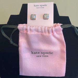 Kate Spade Opal Glitter Earrings NWT